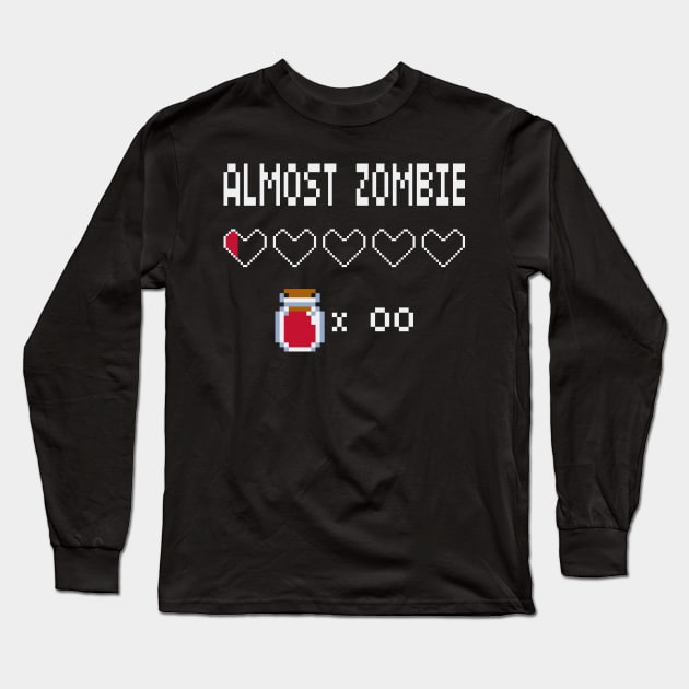 Almost Zombie Long Sleeve T-Shirt by DarkChoocoolat